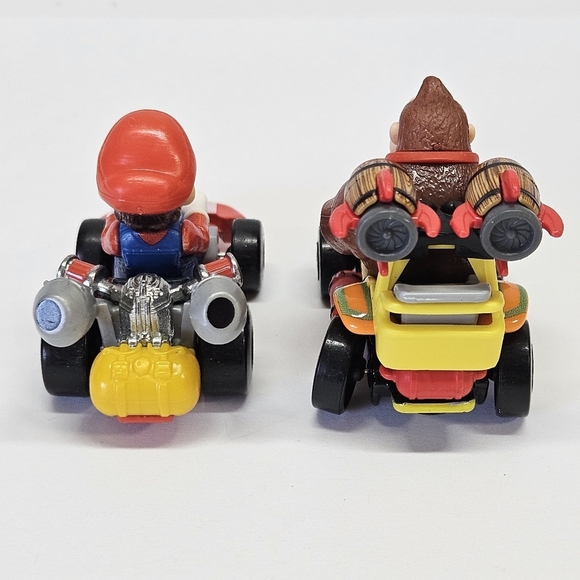 Hot Wheels Diecast Mario Kart Donkey Kong & Mario Car Set Mattel - Picture 2 of 5